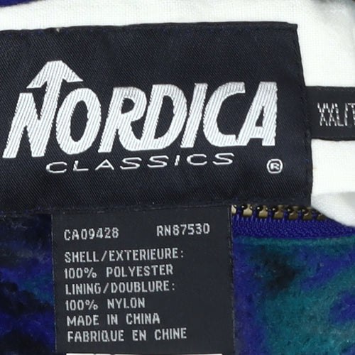 Nordica Men's Blue 2XL Basic Jacket Stand-Up Collar