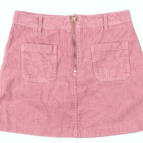 Marks and Spencer Girls Pink Corduroy Mini Skirt 7-8 Years