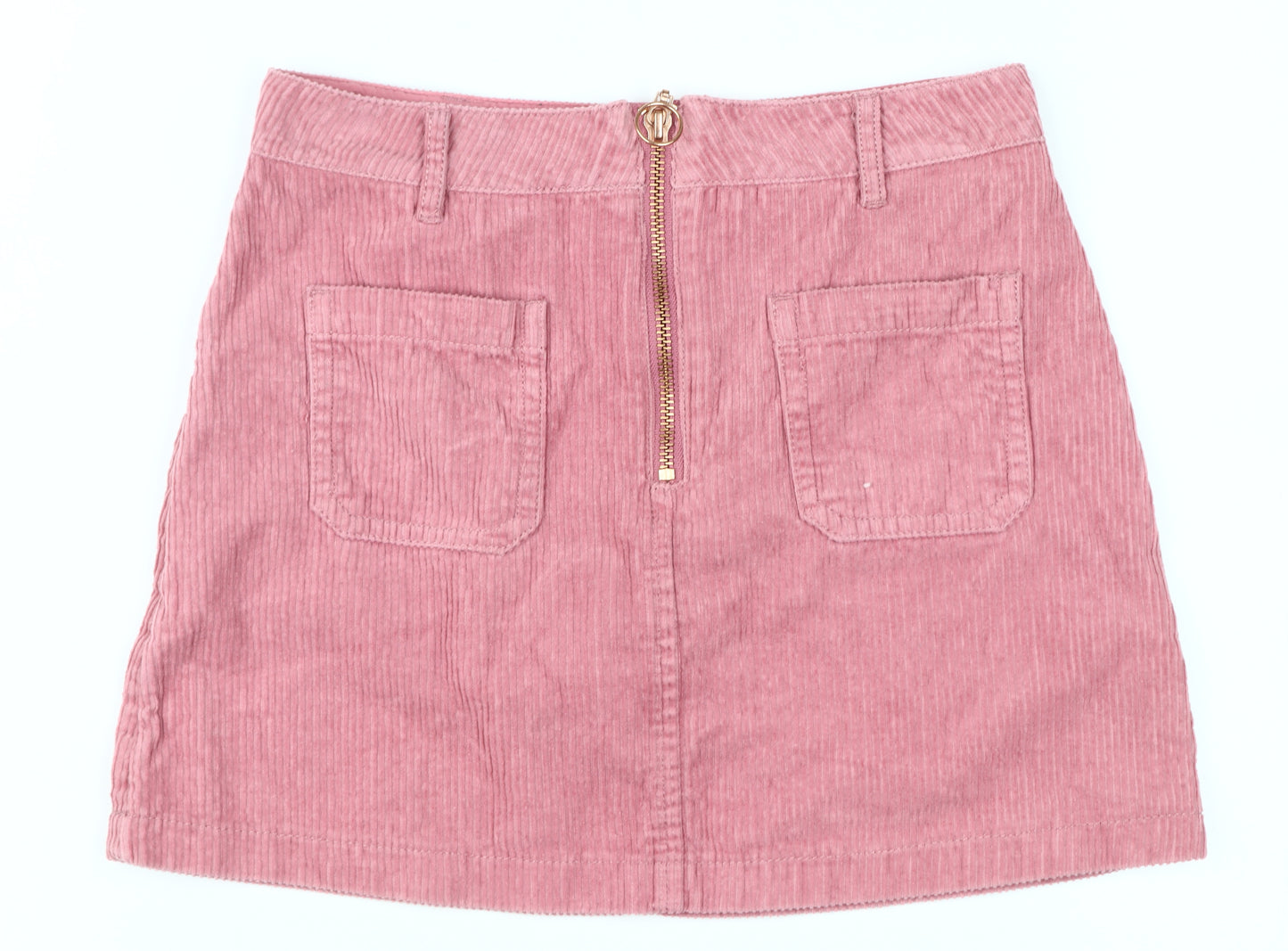 Marks and Spencer Girls Pink Corduroy Mini Skirt 7-8 Years