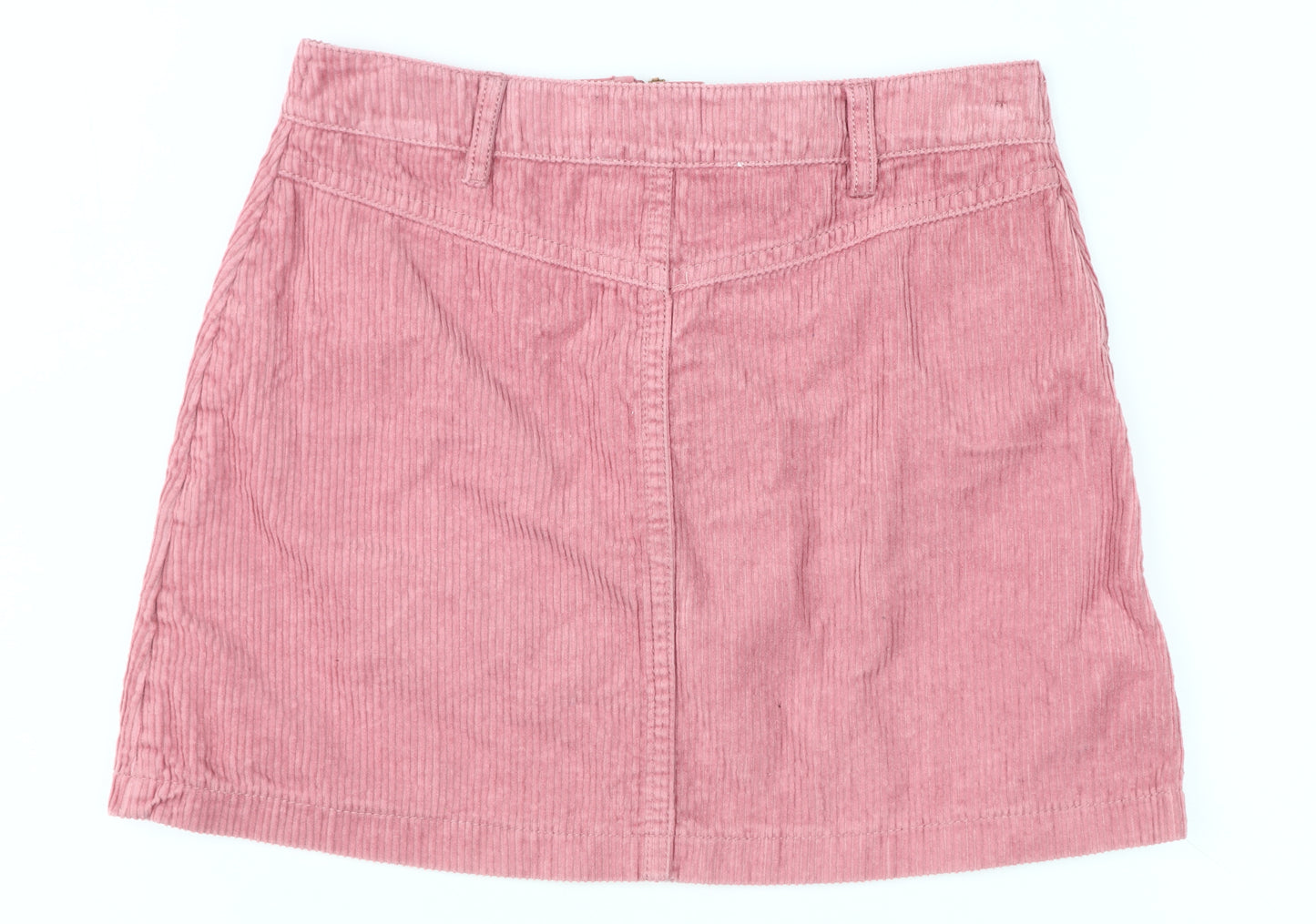 Marks and Spencer Girls Pink Corduroy Mini Skirt 7-8 Years