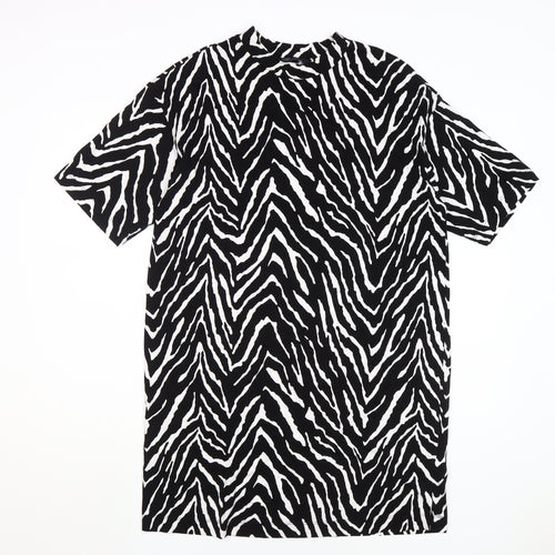 Marks and Spencer Women's Black Animal Print Shift Dress