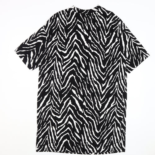 Marks and Spencer Women's Black Animal Print Shift Dress