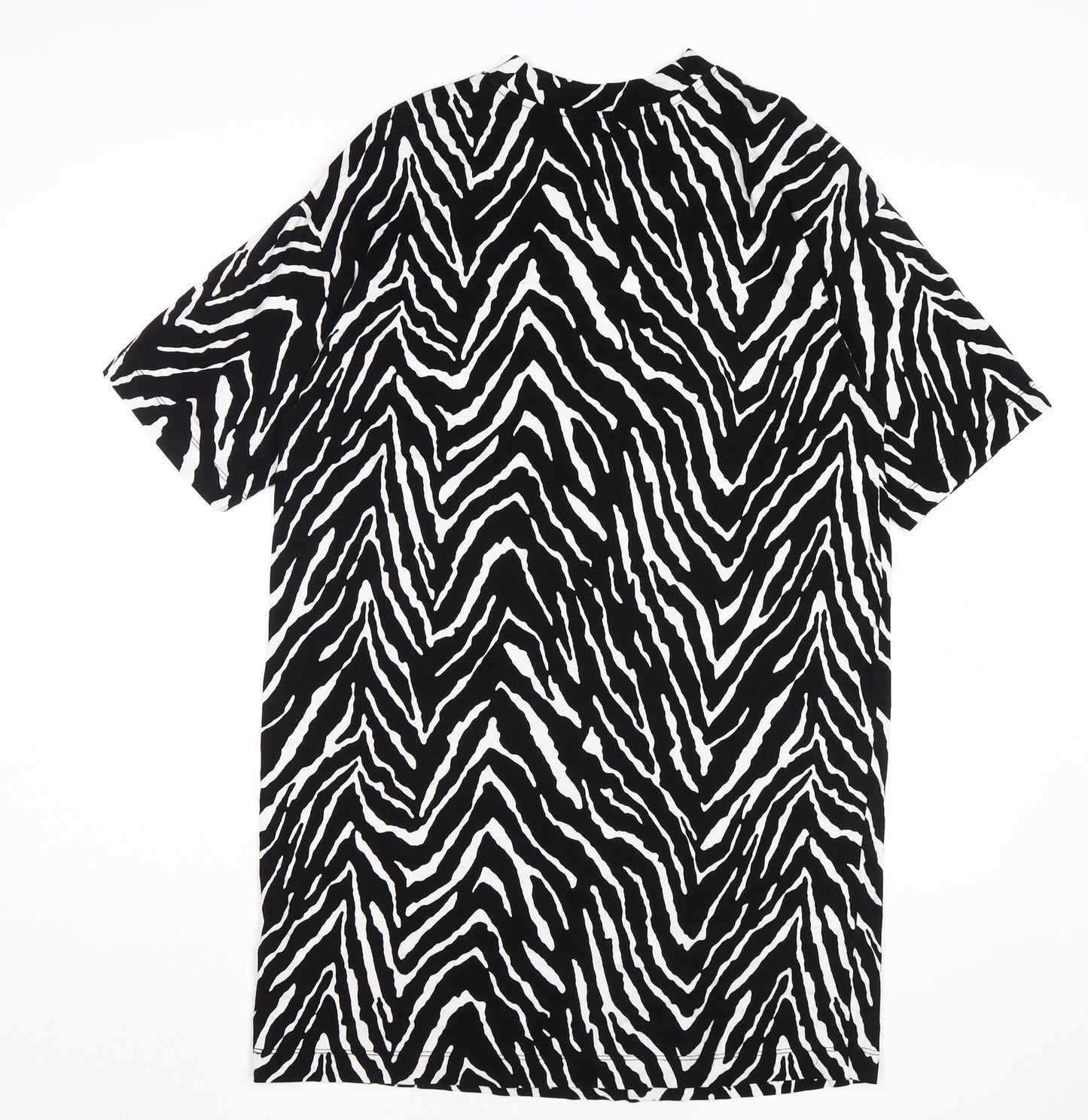 Marks and Spencer Women's Black Animal Print Shift Dress