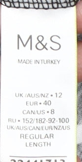 Marks and Spencer Women's Black Animal Print Shift Dress