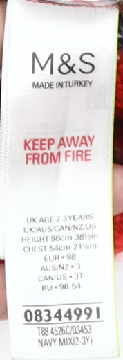 Marks and Spencer Boys Multicoloured Spider-Man Fair Isle Jumper