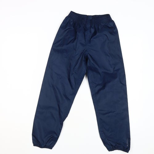 Decathlon Boys Blue Windbreaker Active Trousers Size 8