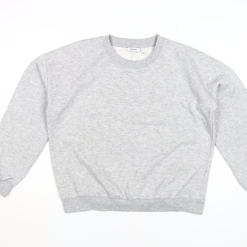 b.young Women's Grey Pullover Sweatshirt M