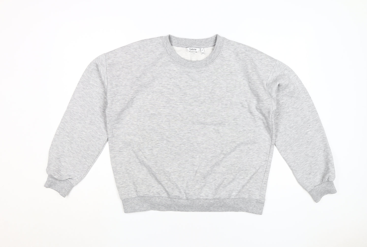 b.young Women's Grey Pullover Sweatshirt M