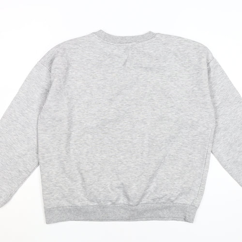 b.young Women's Grey Pullover Sweatshirt M