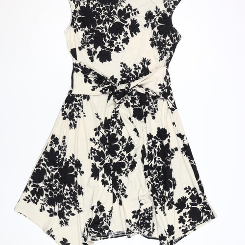 Principles by Debenhams Women's Black Floral Dress - 14
