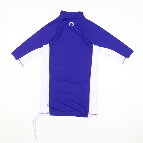 Decathlon Women's Blue Rash Guard Size 12 UV-Protection