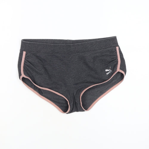 Puma Women's Black Slim Fit Activewear Shorts M