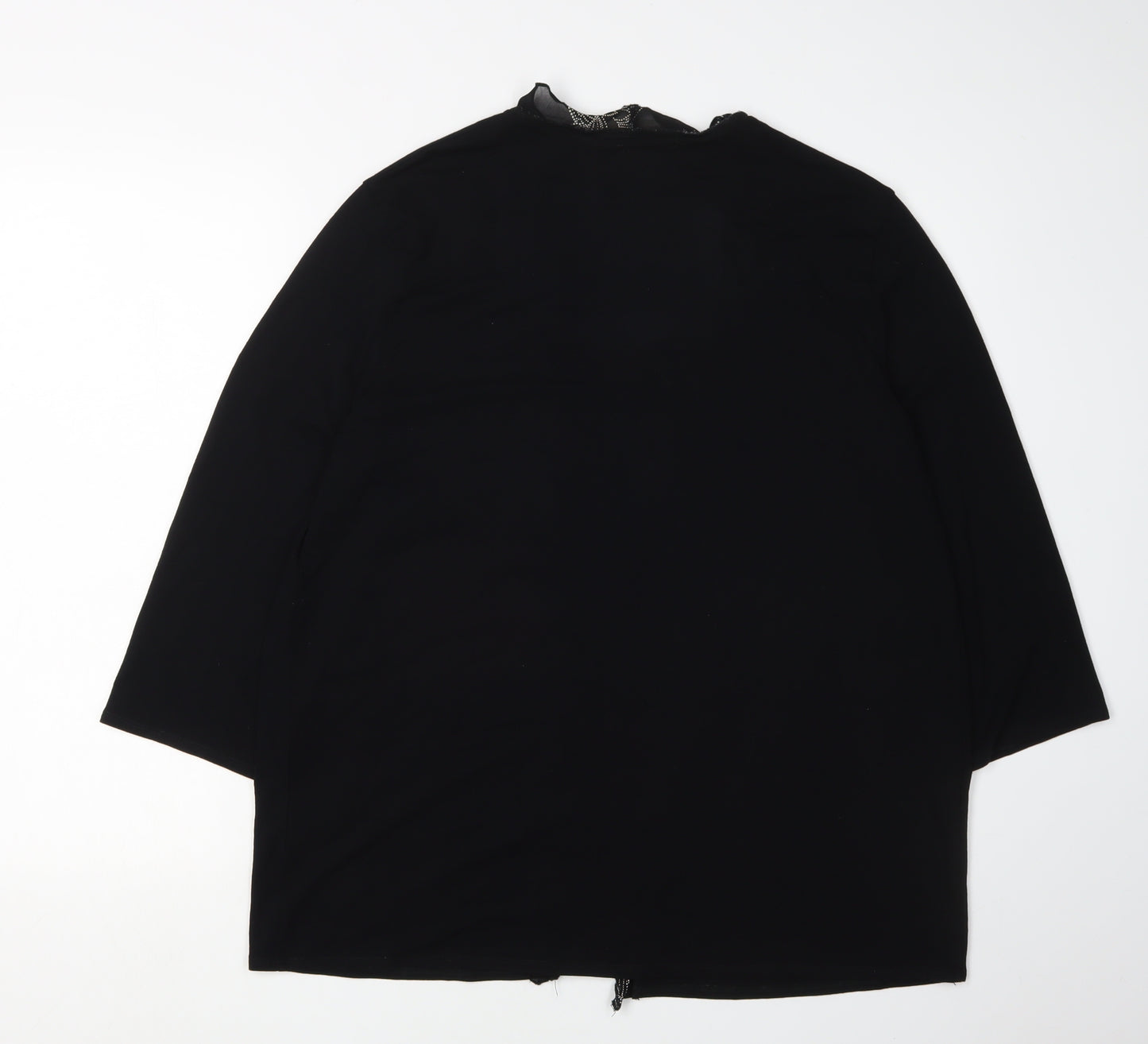 Ann Harvey Women's Black Cardigan, Size 16, Knit