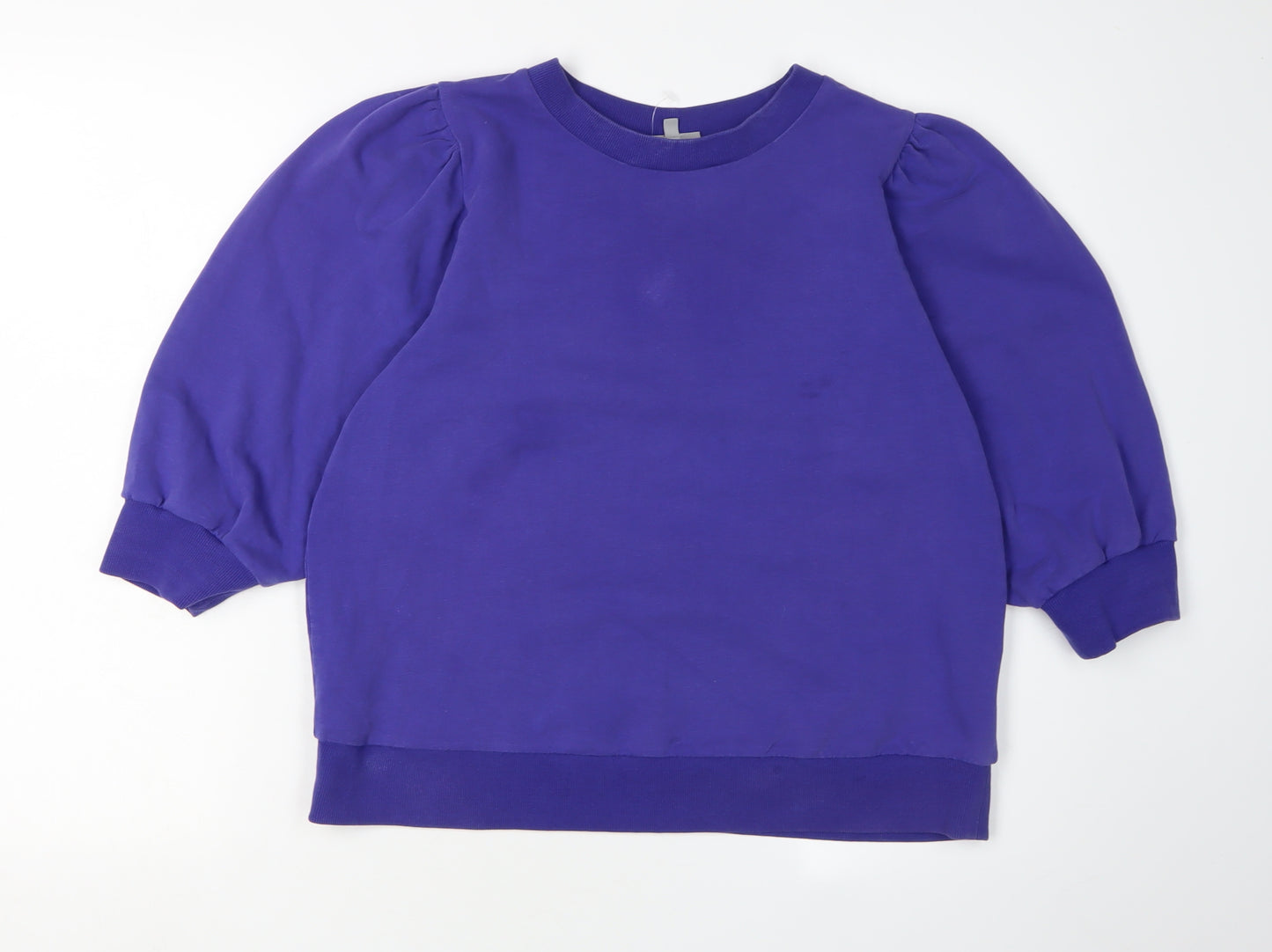 Oliver Bonas Women's Purple Pullover Sweatshirt, Size 12