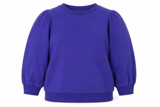 Front view of Oliver Bonas Women's Purple Pullover Sweatshirt, size 12