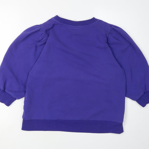 Oliver Bonas Women's Purple Pullover Sweatshirt, Size 12