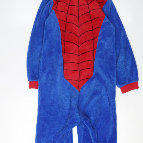 Marvel Boys Spider-Man Fleece Onesie, Red/Blue, 7-8 Years