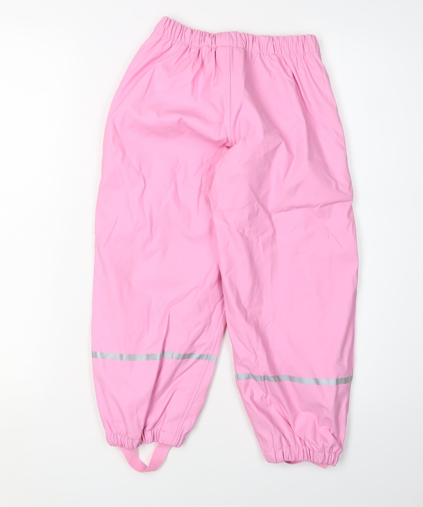 Lupilu Girls Pink Rain Trousers, 4-6 Years, Elastic Waist, Reflective
