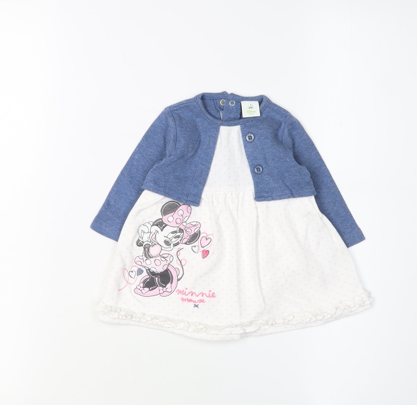 M&Co Unisex 0-3M Jacket Dress Disney Minnie Mouse