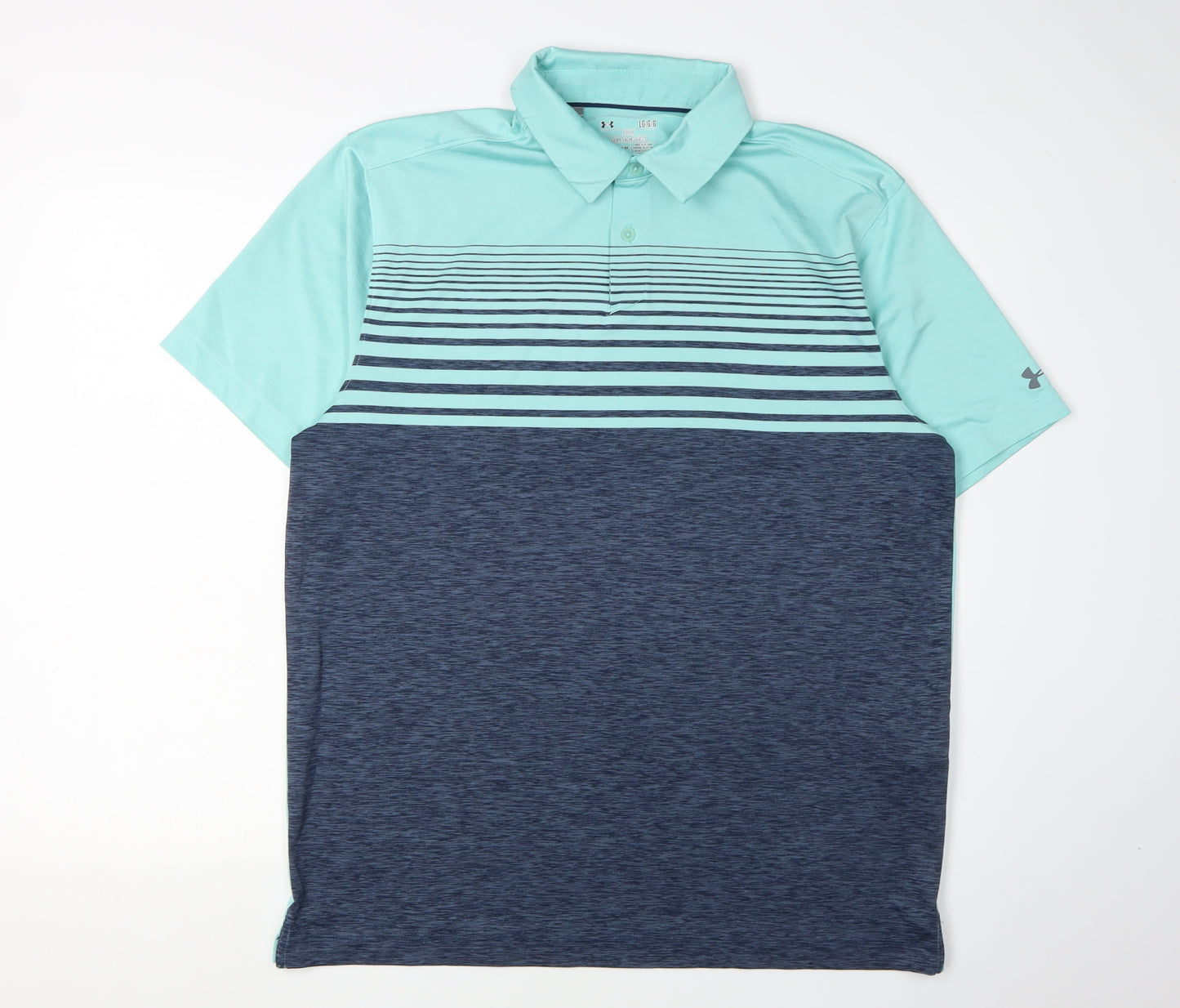 Under Armour Men's Blue Loose Fit Polo Size L