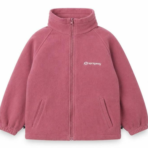 Sprayway Girls Pink Fleece Jacket, Age 6, Very Good Condition