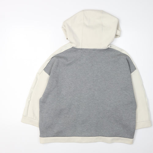Puma Women's Ivory Pullover Hoodie, Size 14, Logo Accent