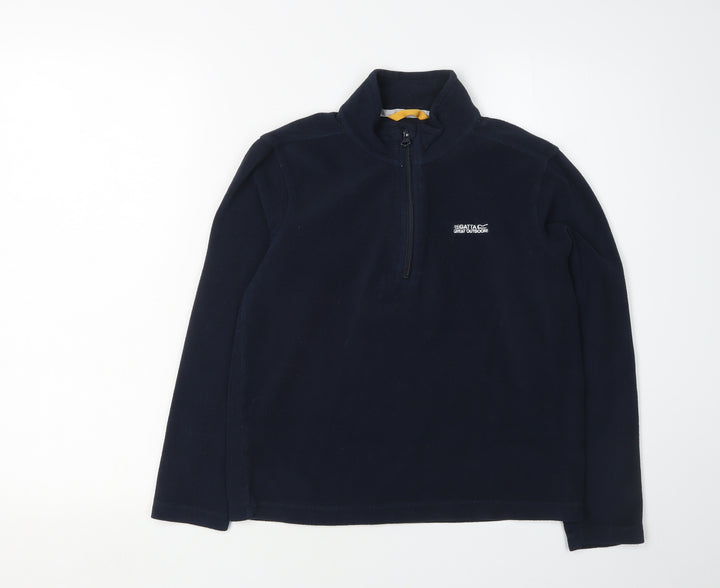 Regatta Boys Blue Fleece 1/4 Zip Sweatshirt 13 Years