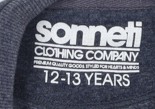 Sonneti Boys Blue Camouflage Graphic Sweatshirt 12-13 Years