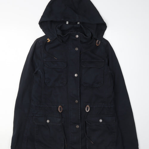FatFace Women's Blue Hooded Anorak Jacket Size 10