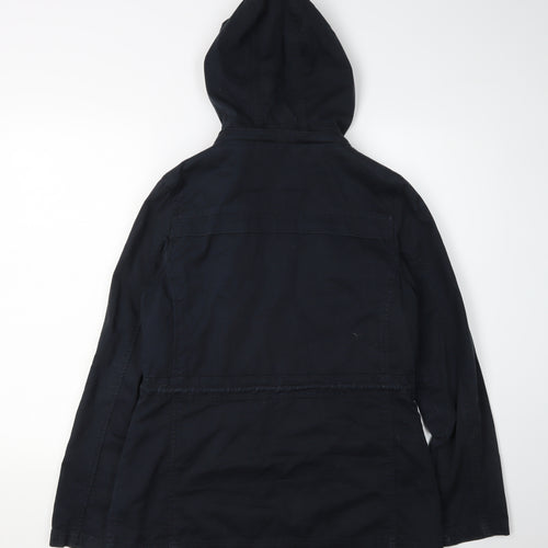 FatFace Women's Blue Hooded Anorak Jacket Size 10