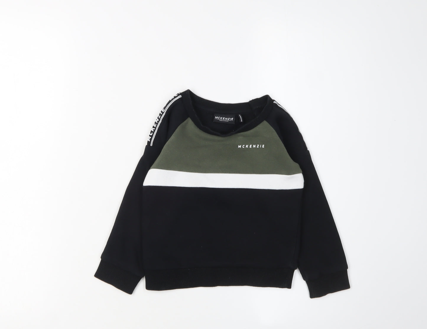 McKenzie Unisex Baby Pullover Jumper, Colourblock, 24 Months