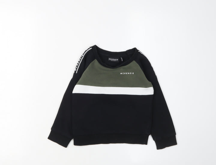 McKenzie Unisex Baby Pullover Jumper, Colourblock, 24 Months