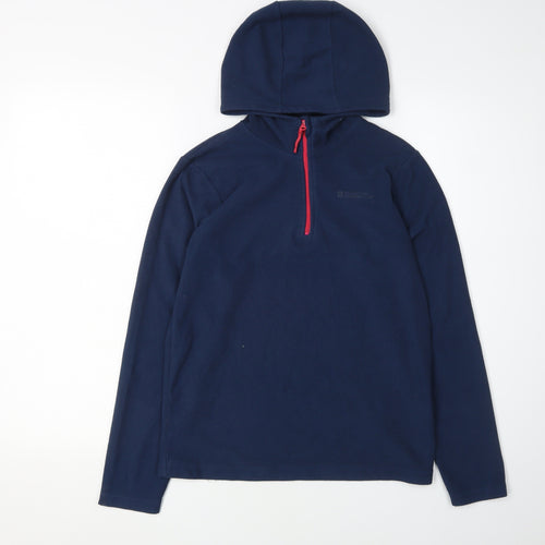 Mountain Warehouse Girls Blue Fleece Hoodie 11-12 Years