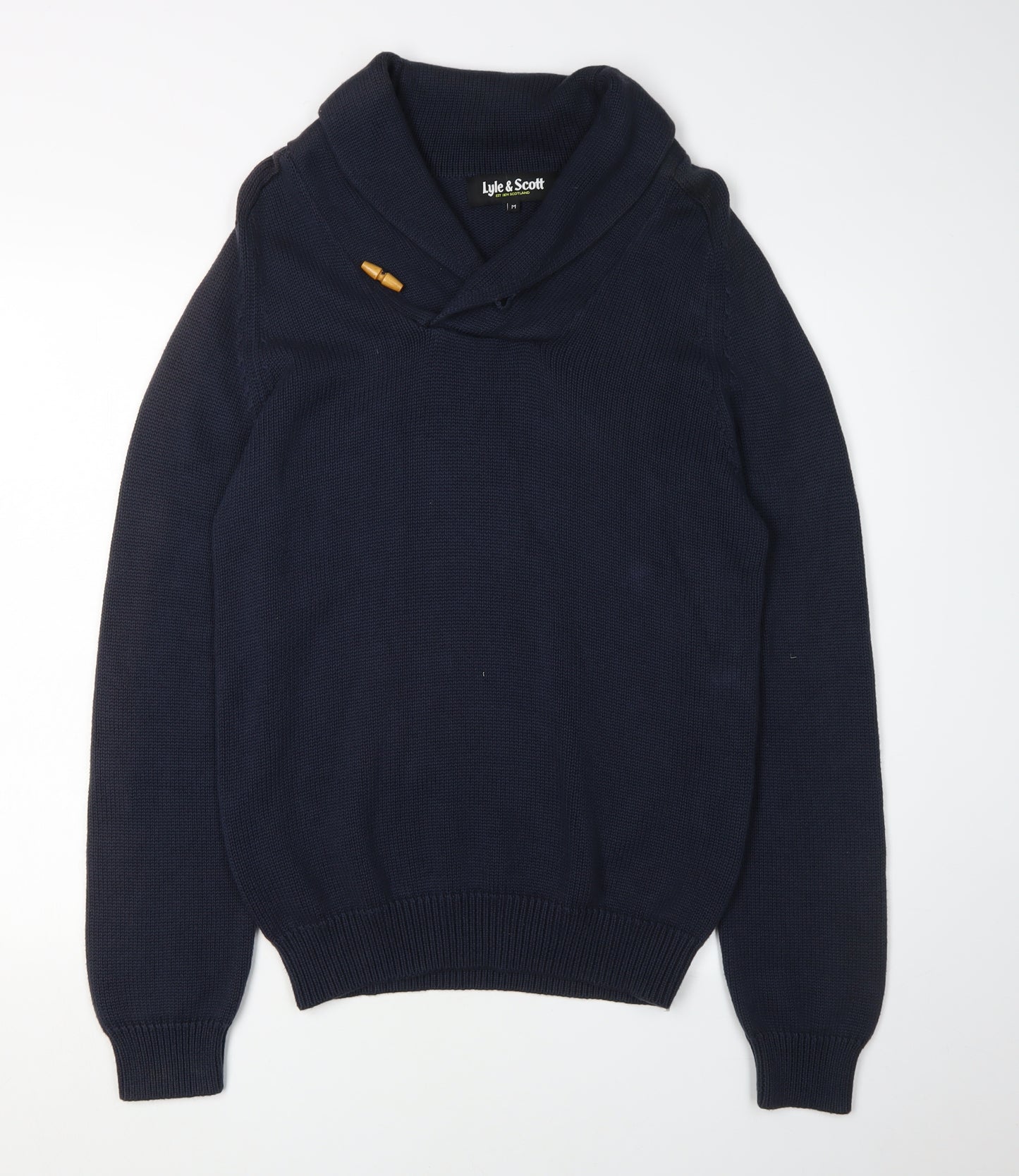 Lyle & Scott Men's Blue Pullover Jumper M Size