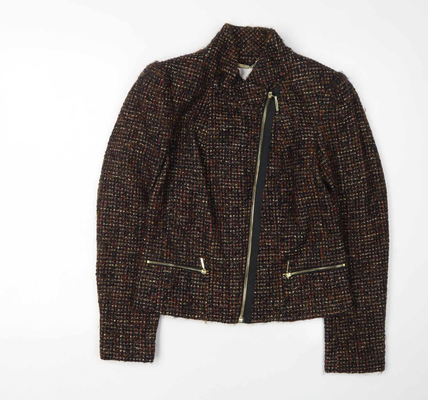 Jasper Conran Women's Multicoloured Tweed Jacket Size 10