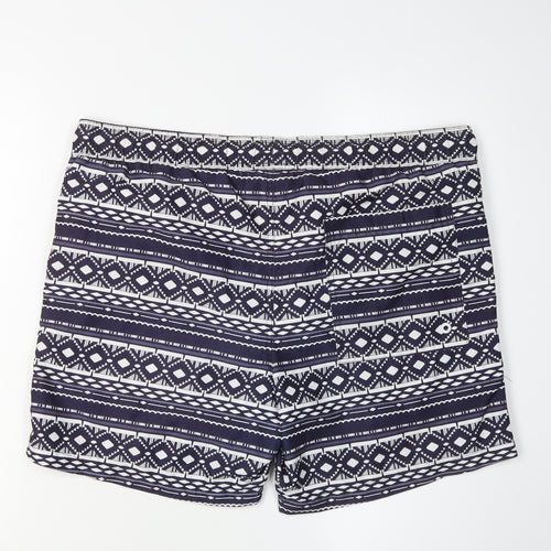SoulCal Men’s Multicoloured Geometric Athletic Shorts M