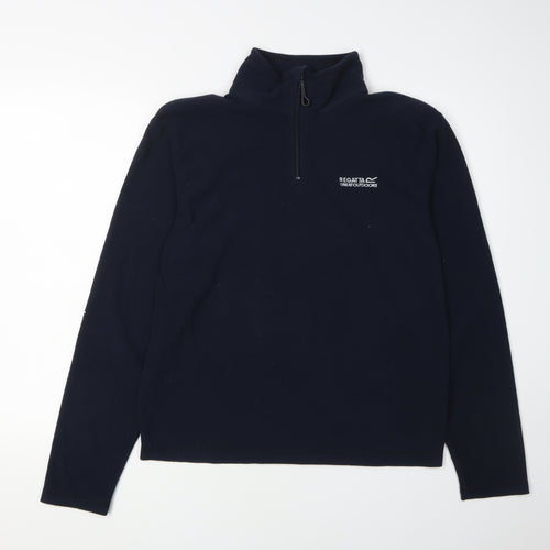 Regatta Men's Black Fleece Pullover Sweatshirt S