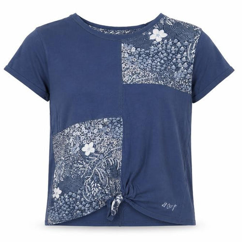Abercrombie Kids Girls Blue Floral T-Shirt, Size 10, Excellent Condition