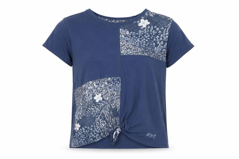 Abercrombie Kids Girls Blue Floral T-Shirt, Size 10, Excellent Condition