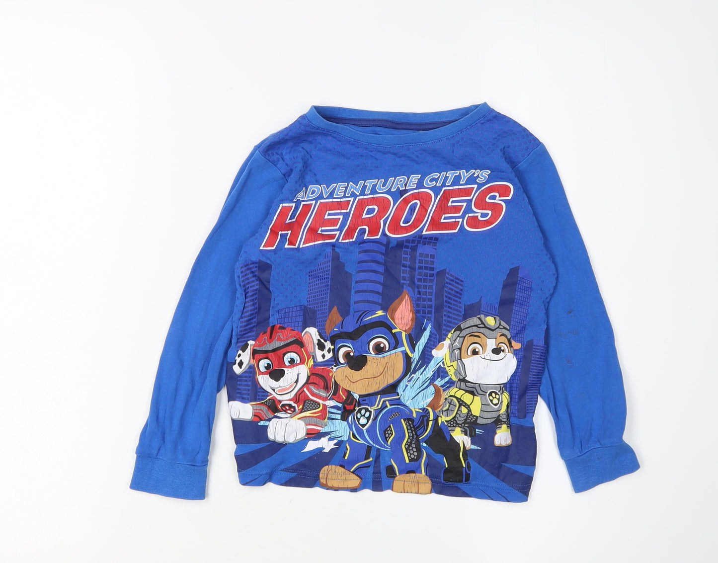 Boys Blue PAW Patrol Graphic Long Sleeve T-Shirt 4-5 Years