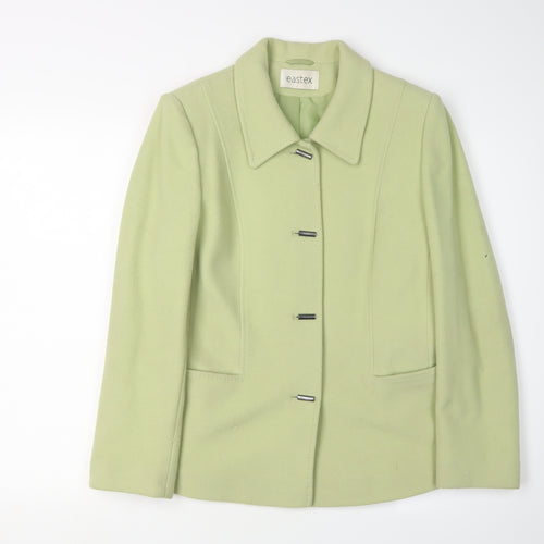 Eastex Women’s Green Wool Cashmere Jacket Size 10