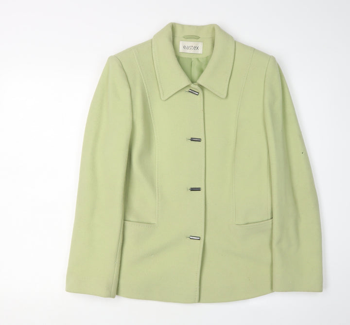 Eastex Women’s Green Wool Cashmere Jacket Size 10