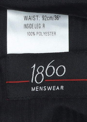 1860 Menswear Black Dress Pants - L, Men