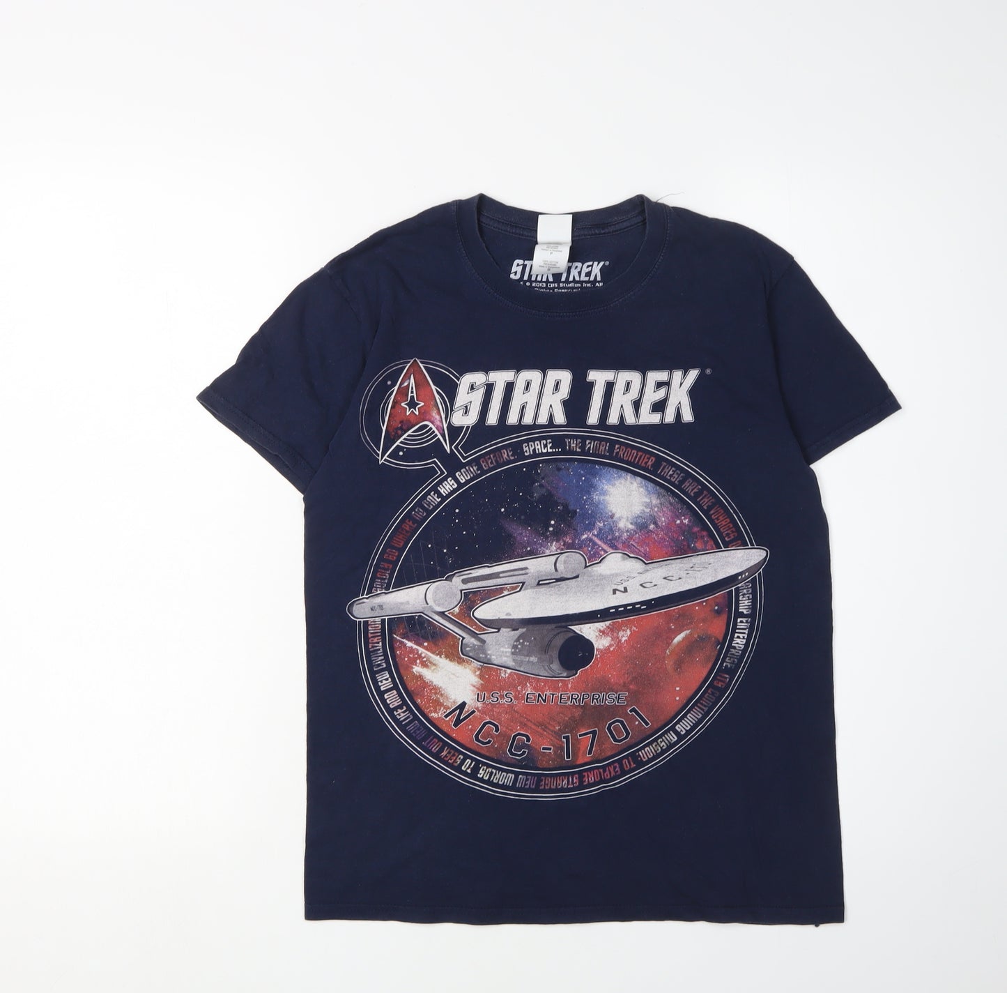 Star Trek Men's Blue S Graphic T-Shirt
