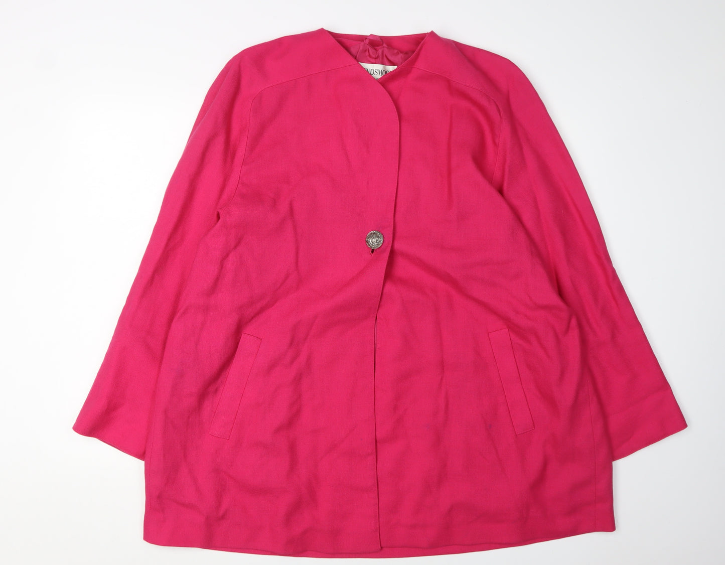 Windsmoor Women's Long Pink Suit Jacket Size 14