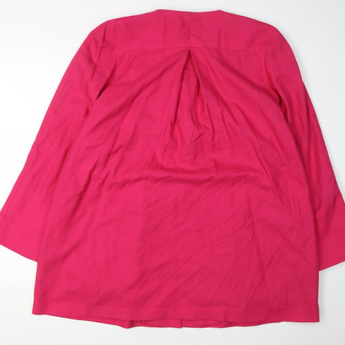 Windsmoor Women's Long Pink Suit Jacket Size 14