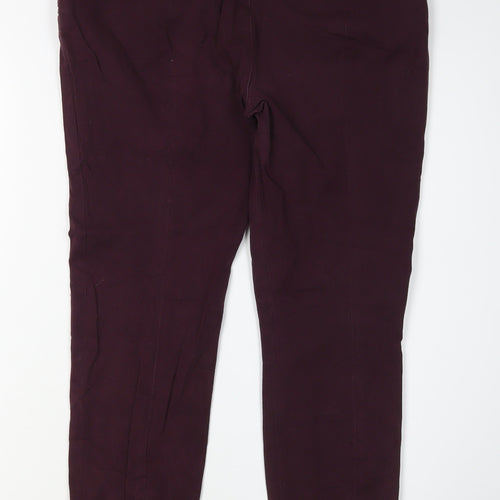 Calvin Klein Women's Purple Skinny Jegging Trousers - Size 8