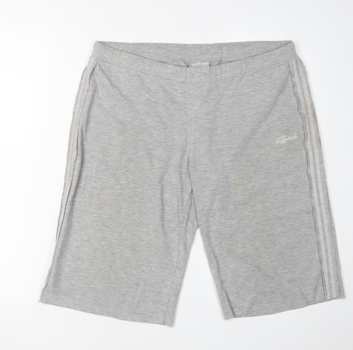 Reebok Women's Grey Athletic Shorts Size 14 - Gym Ready