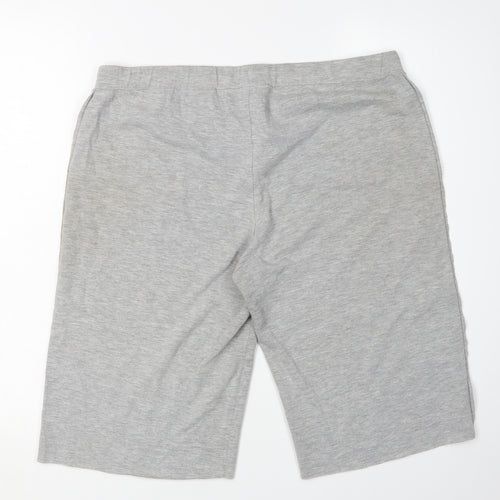 Reebok Women's Grey Athletic Shorts Size 14 - Gym Ready