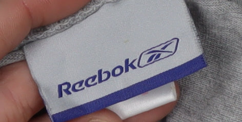 Reebok Women's Grey Athletic Shorts Size 14 - Gym Ready